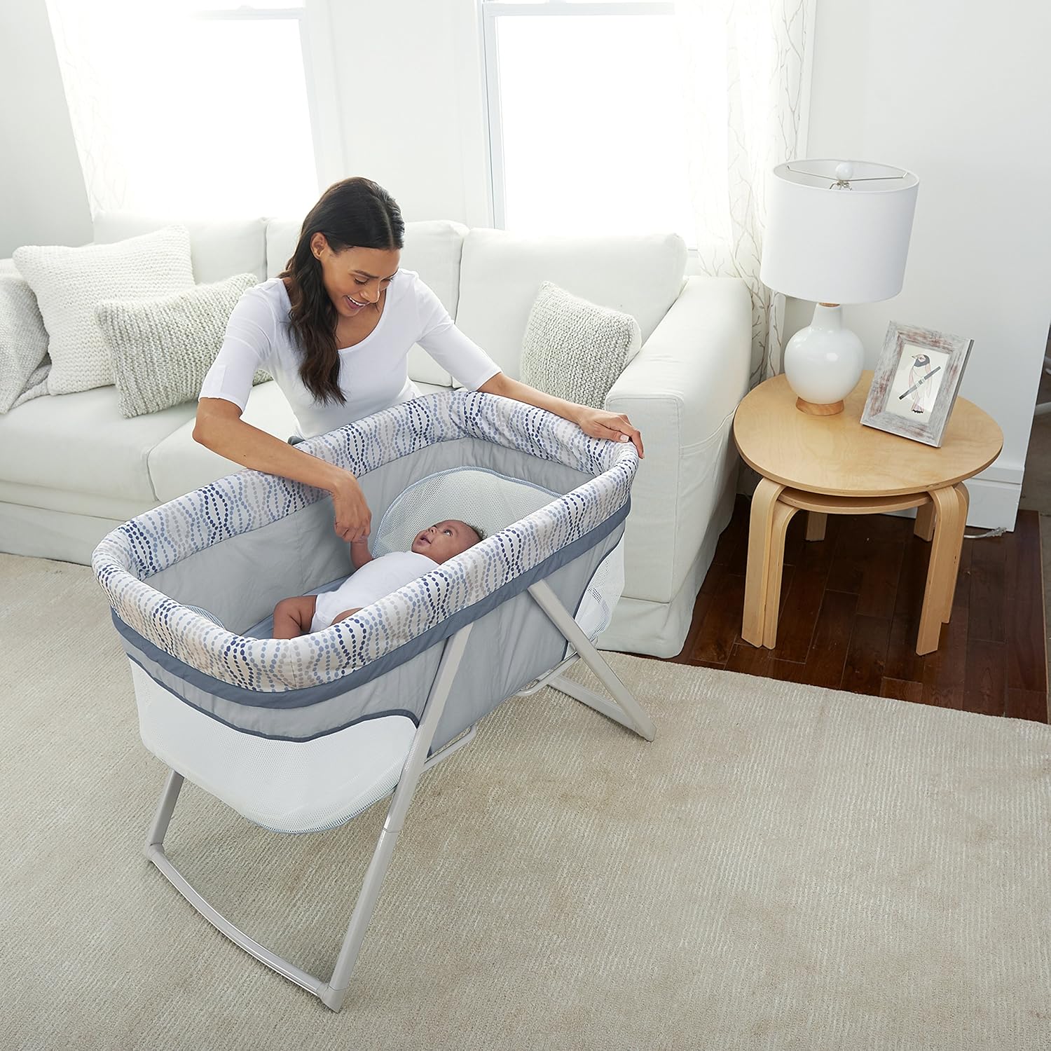 ingenuity crosby foldaway rocking bassinet