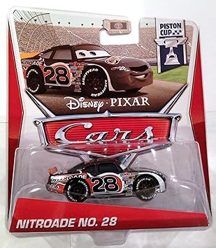 Disney Pixar Cars Piston Cup Die-Cast Nitroade No. 28 #10/18 1:55 Scale
