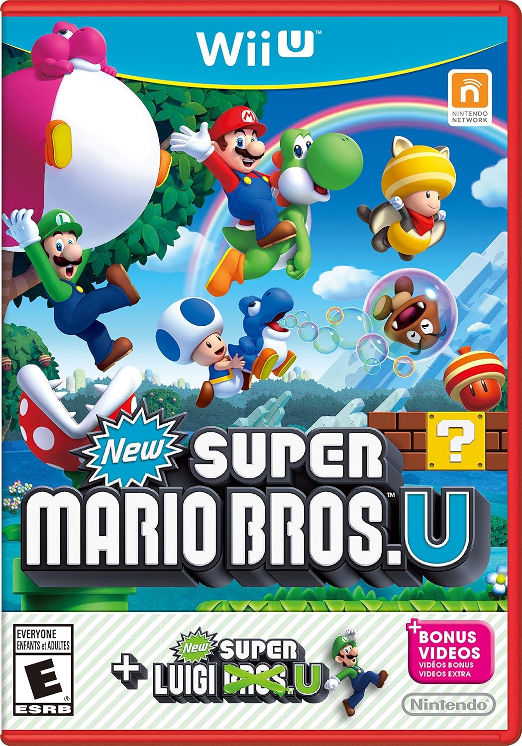 New Super Mario Bros. U + New Super Luigi U - Wii U (Renewed)