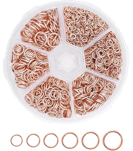 Kit d'accessoires de Bijoux Fabriqués à la Main, avec Anneaux Ouverts