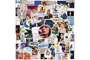 SHOUQIUZHONGLV 100PCS Singer Stickers for Water Bottles, Waterproof Music Stickers for Laptop Garage Door Fridge Guitar Car Scrapbook Skateboard Suitcase Motorcycle Snowboard for Kids Girl Teen