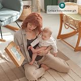 ODOXIA Baby Milestone Blanket Leaves Cotton Muslin 115 x 115 cm Includes Frames view 7