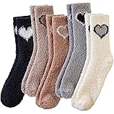 SeeyAN Womens Fuzzy Socks Fluffy Warm Slipper Winter Comfy Thermal Cozy Plush Sleep Home Cabin Socks