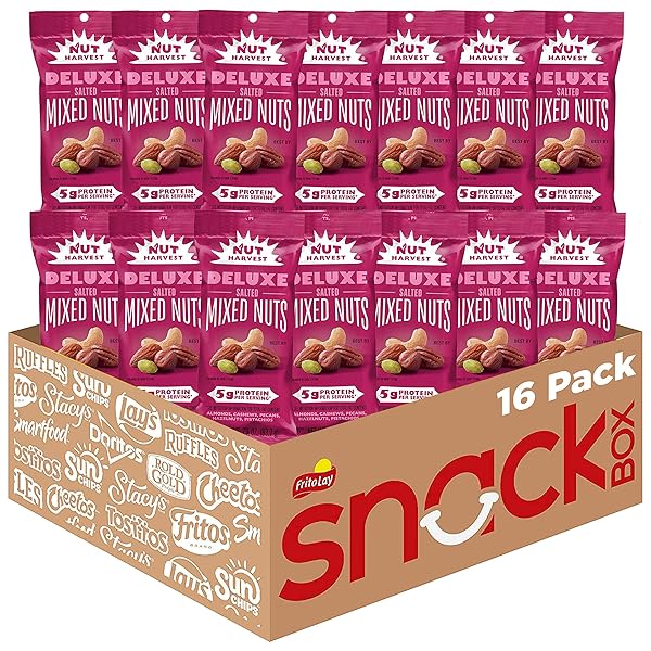 NUT HARVEST, DELUXE MIXED NUTS, 2.25 OUNCE (PACK...