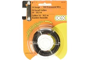 Hillman Fasteners 50157 Hillman Utility Wire, 24 Ga X 100 Ft L, Annealed
