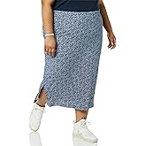Amazon Essentials Women's Pull-On Knit Midi Skirt (Available in Plus Size)
