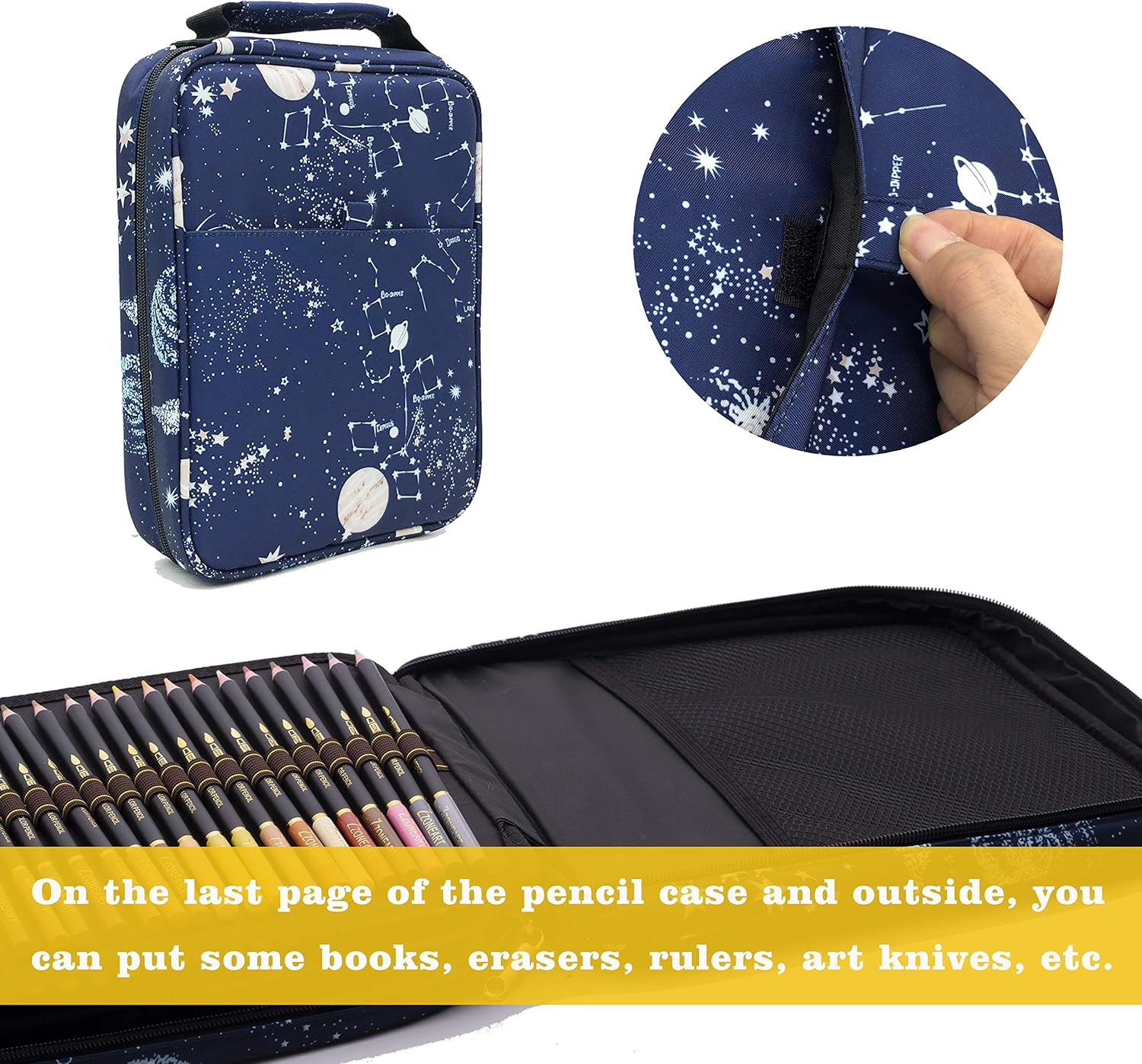QUER 120 Professional Watercolour Pencils Set for Adult Colouring Books Water-Soluble Coloured Pencils for Colouring Blending - Image 4