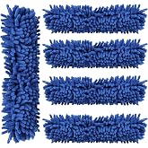 KLEEN HANDLER Professional Window Cleaning Chenille Squeegee Sleeves 5 Pack | Reusable &amp; Washable Glass Cleaning Replacement Scrubber Refill Sleeves
