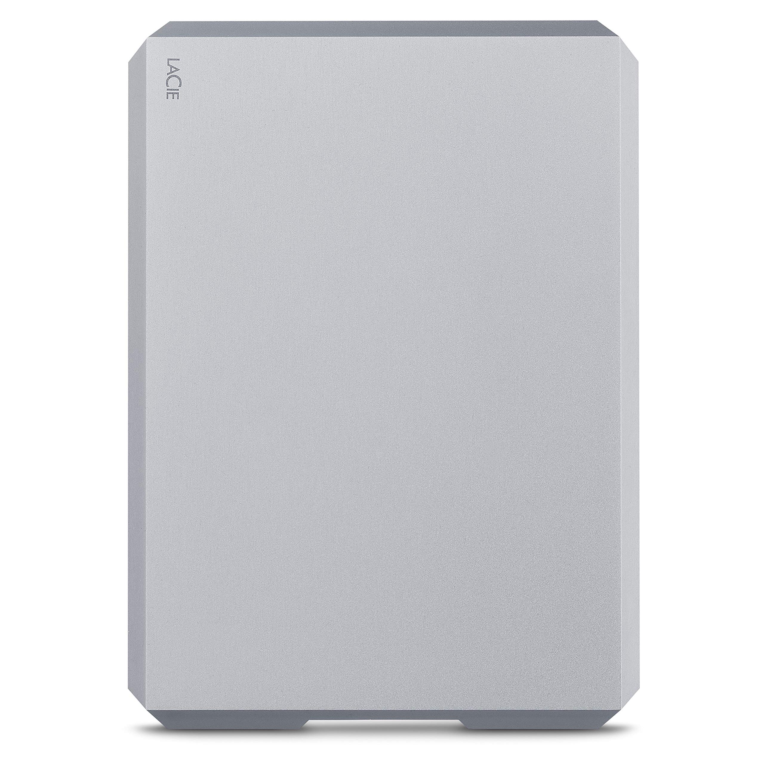 LaCie Mobile Drive, 5TB, External Hard Drive, Space Grey, USB-C, PC Mac iPad & iPhone, Data Rescue Service (STHG5000402)