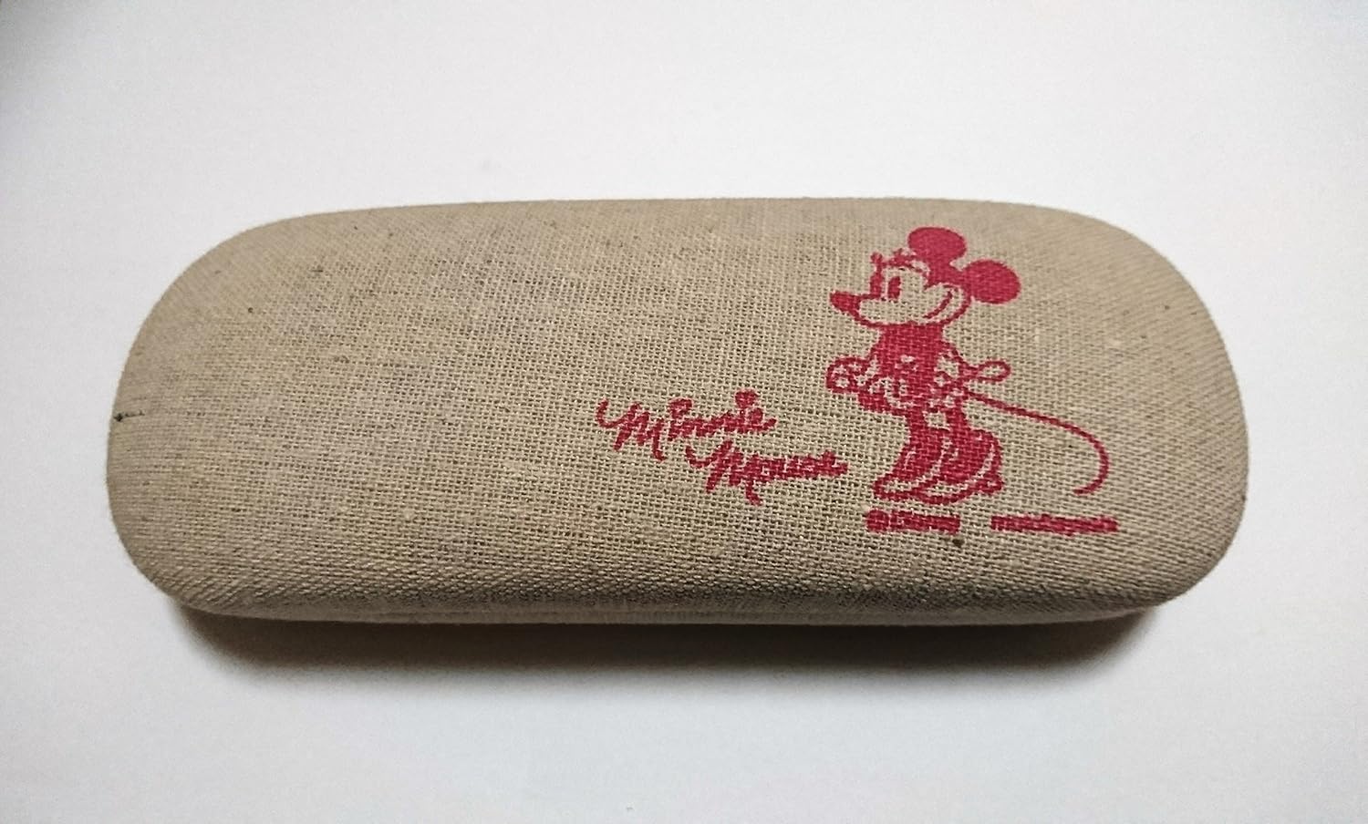 Amazon Co Jp ウキウキ かわいいミッキーの ディズニー ミッキーマウス メガネケース リネンプリント ホーム キッチン
