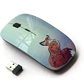 KOOLmouse [ Optical 2.4G Wireless Mouse [ Fox Red Cute Animal Bright Art Beautiful ]