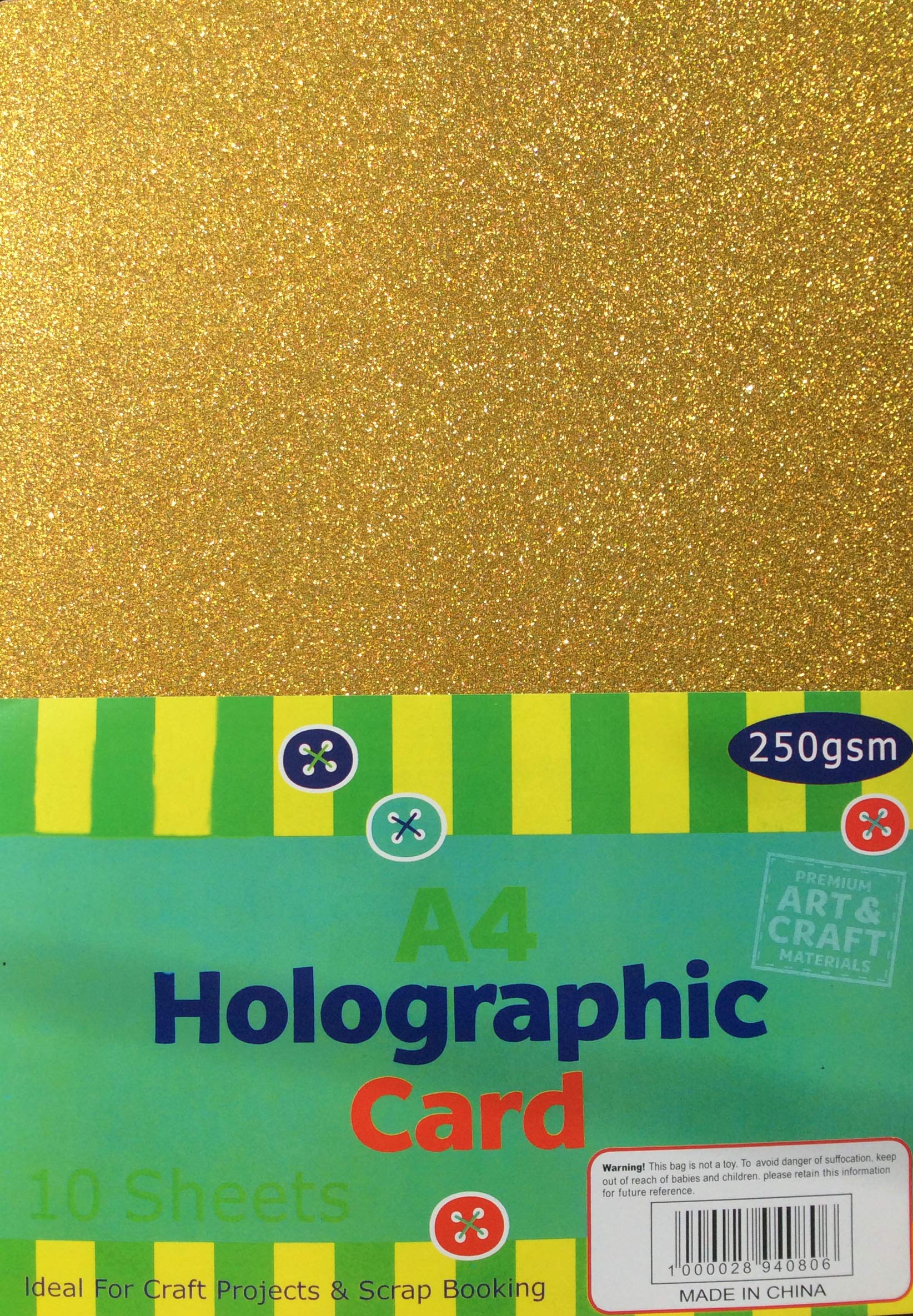 10pcs A4 Sheets Gold Glitter Cardstock Card Making DIY Material Sparkling Craftwork Scrapbooking Gift Wrapping Box Tissue Paper Sheets for Wrapping