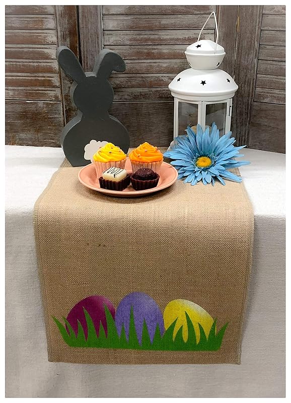 Happy Easter Table Runner Handmade