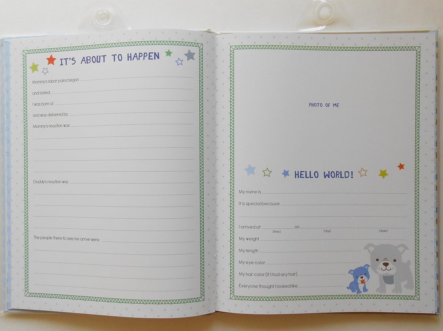carters baby memory book