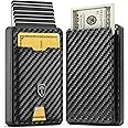 TRAVANDO Swype Slim Wallet for Men Metal RFID Blocking Mens Wallet Card Case