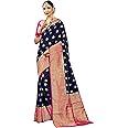 Sarees For Women Banarasi Art Silk Woven Saree || Ethnic Gift Indian Traditional Wedding Sari with Unstitched Blouse