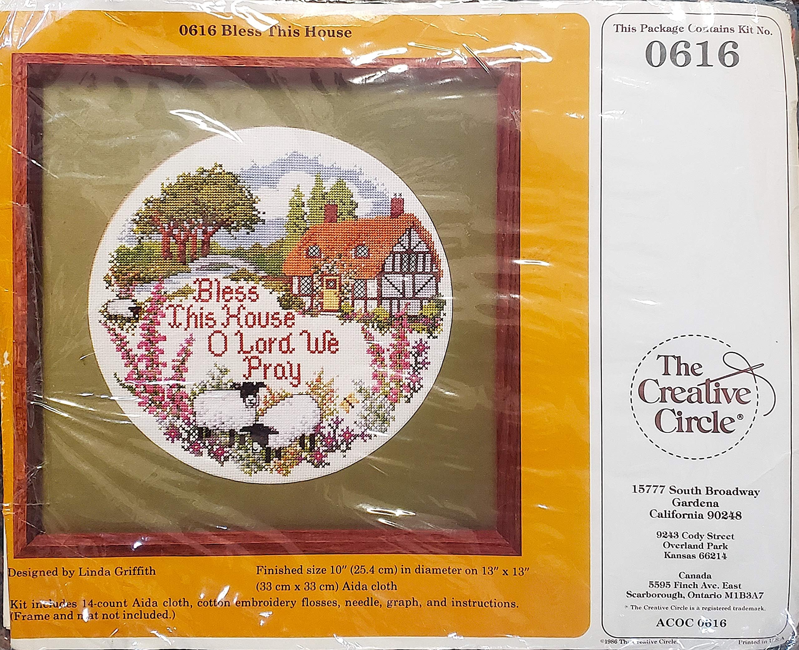 "Bless This House" Counted Cross-stitch Kit