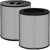 XBWW 2 Packs KF170 Replacement Filters Compatible with Kenmore 850e Series Air Purifi-er Model PM1005, Part # KF170, 3 Stages Filter of Nylon Pre-Filter, Premium Filter and Activated Carbon Filter