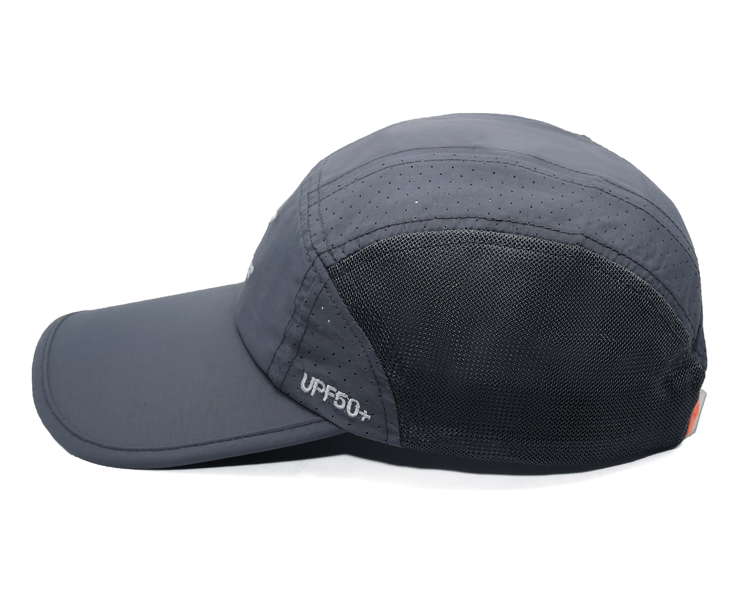 ELLEWIN Unisex Summer Baseball Cap UPF 50+ Sports Long Bill Hat for Big