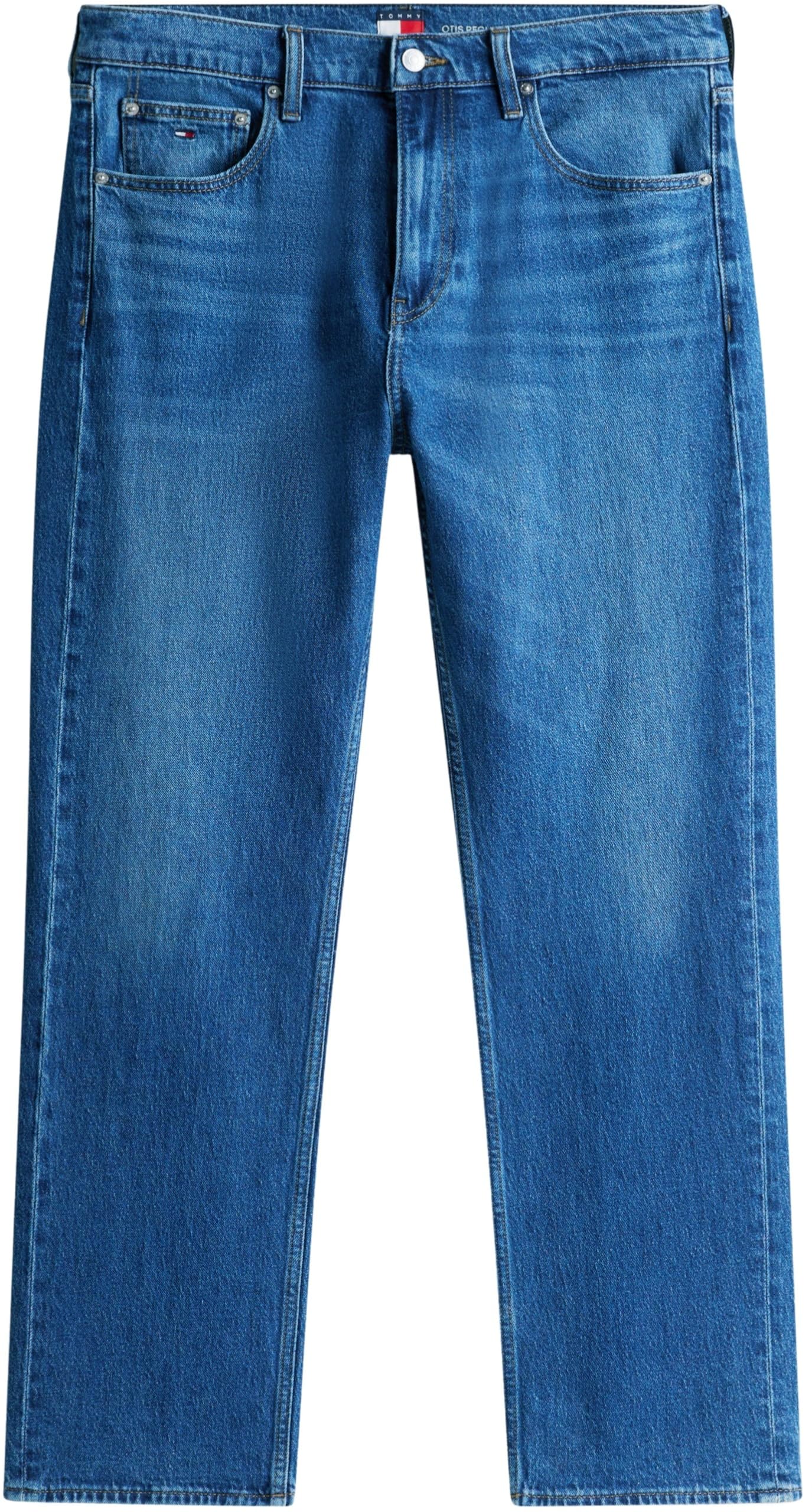 Tommy Jeans Herren Jeans Hose Otis Regular Straight Fit, Blau (Denim Dark), 34W/30L 4