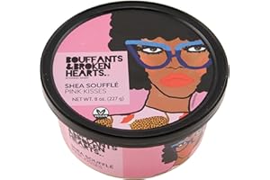Ashanti Naturals Scented Whipped Shea Butter for Skin | Moisturizing African Raw Shea Butter, Almond Oil and Coconut (Pink Kisses Souffle, 8oz)