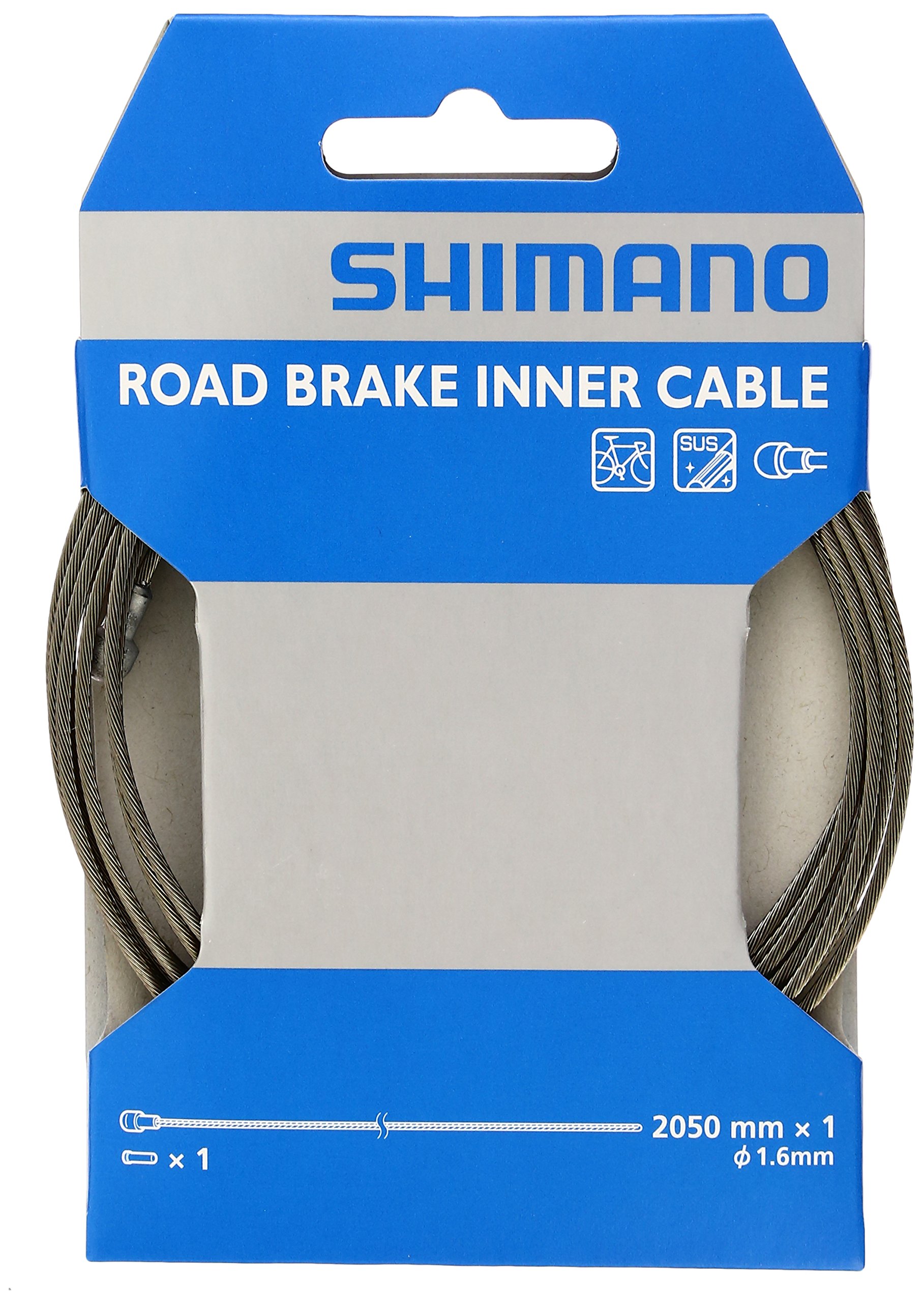 シマノ(SHIMANO) リペアパーツ ブレーキインナーケーブル ステンレス ROAD 2050mm Y80098330 ブラック商品画像