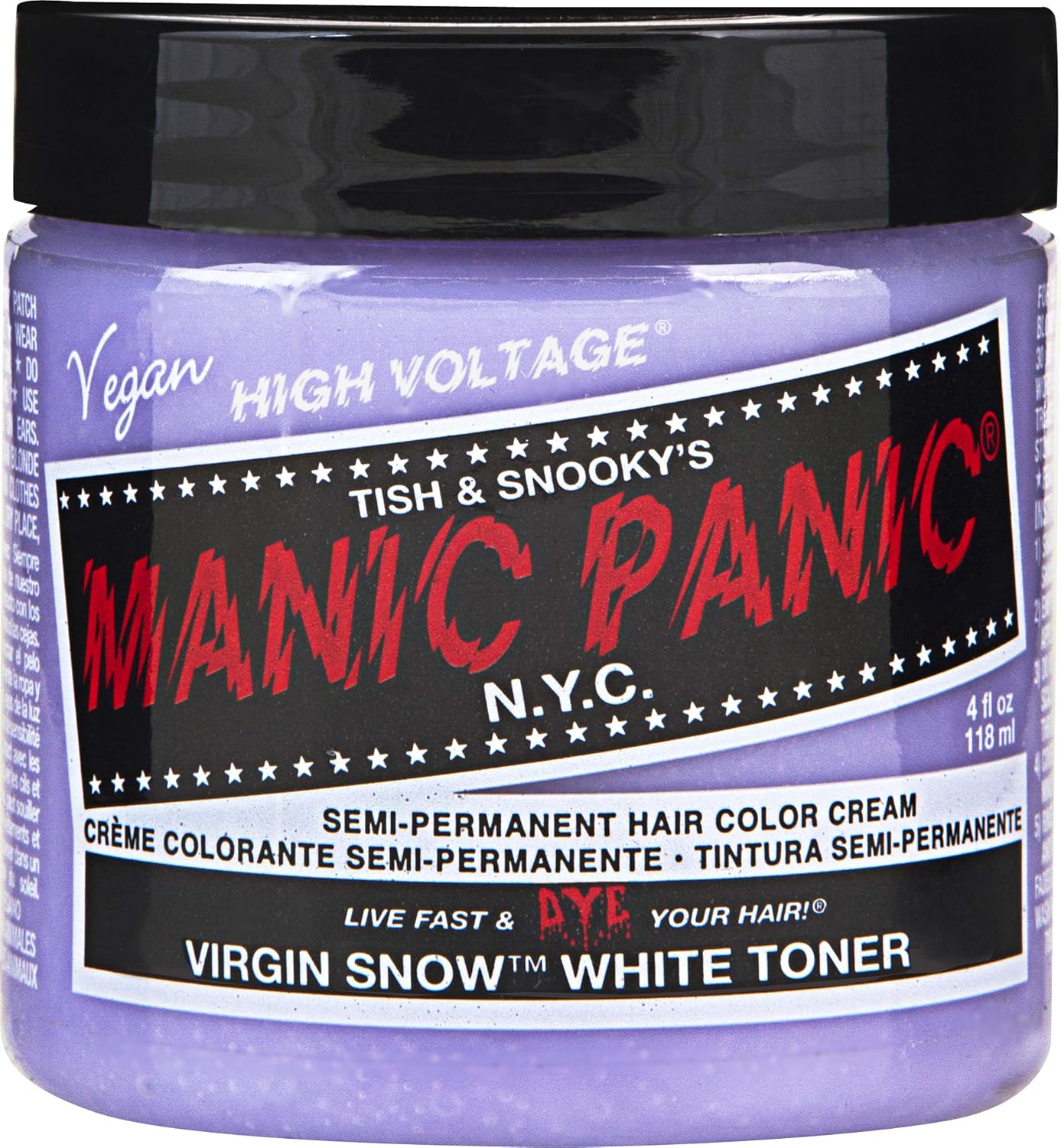 Amazon Com Manic Panic Virgin Snow Hair Toner Blonde Toner