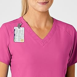 WonderWink W123 Women’s Stylized V-Neck Scrub Top