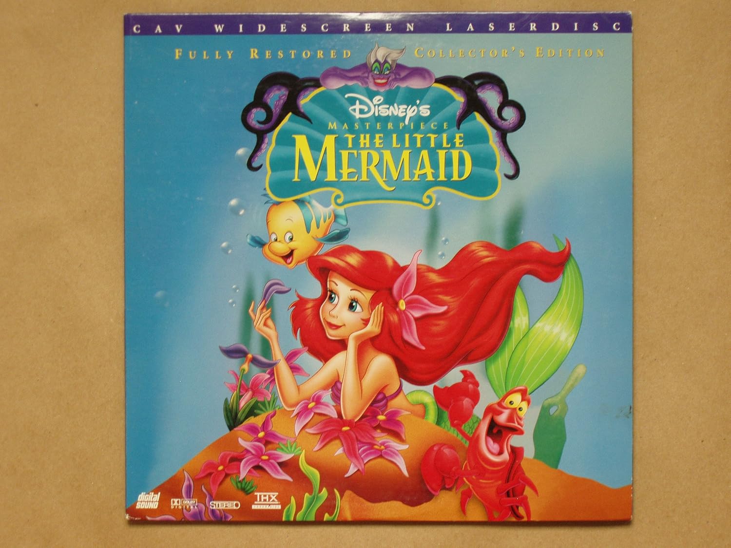 The Little Mermaid LASERDISC CAV Widescreen Fully Restored