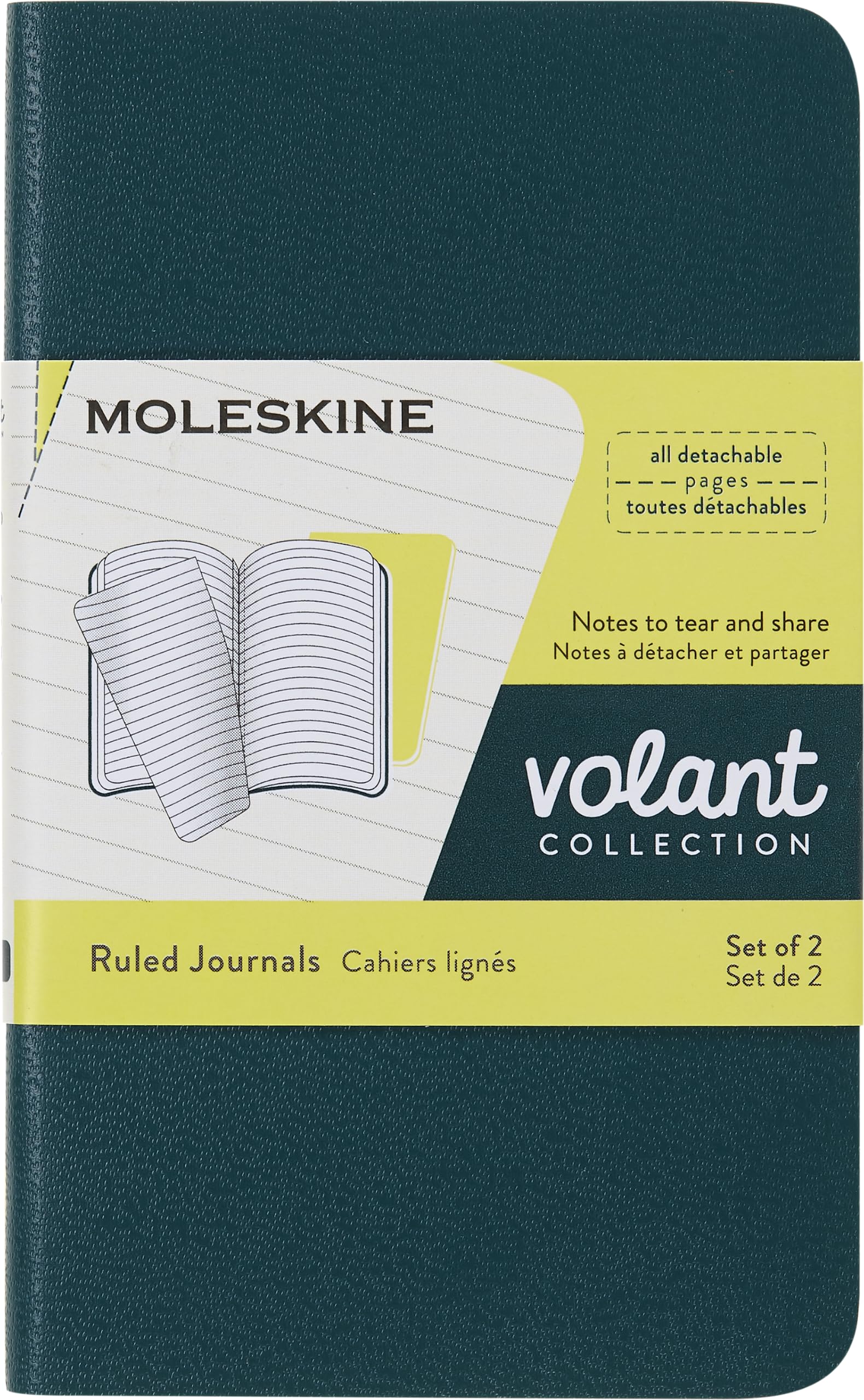 Moleskine QP701K31M20 X-Small Volant Ruled Journals
