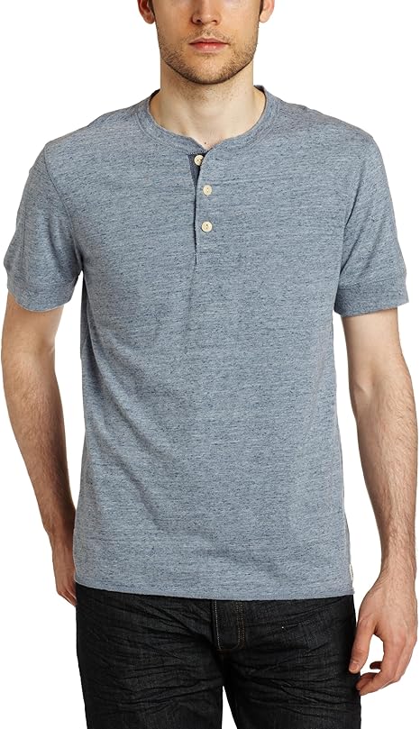 denim henley shirt