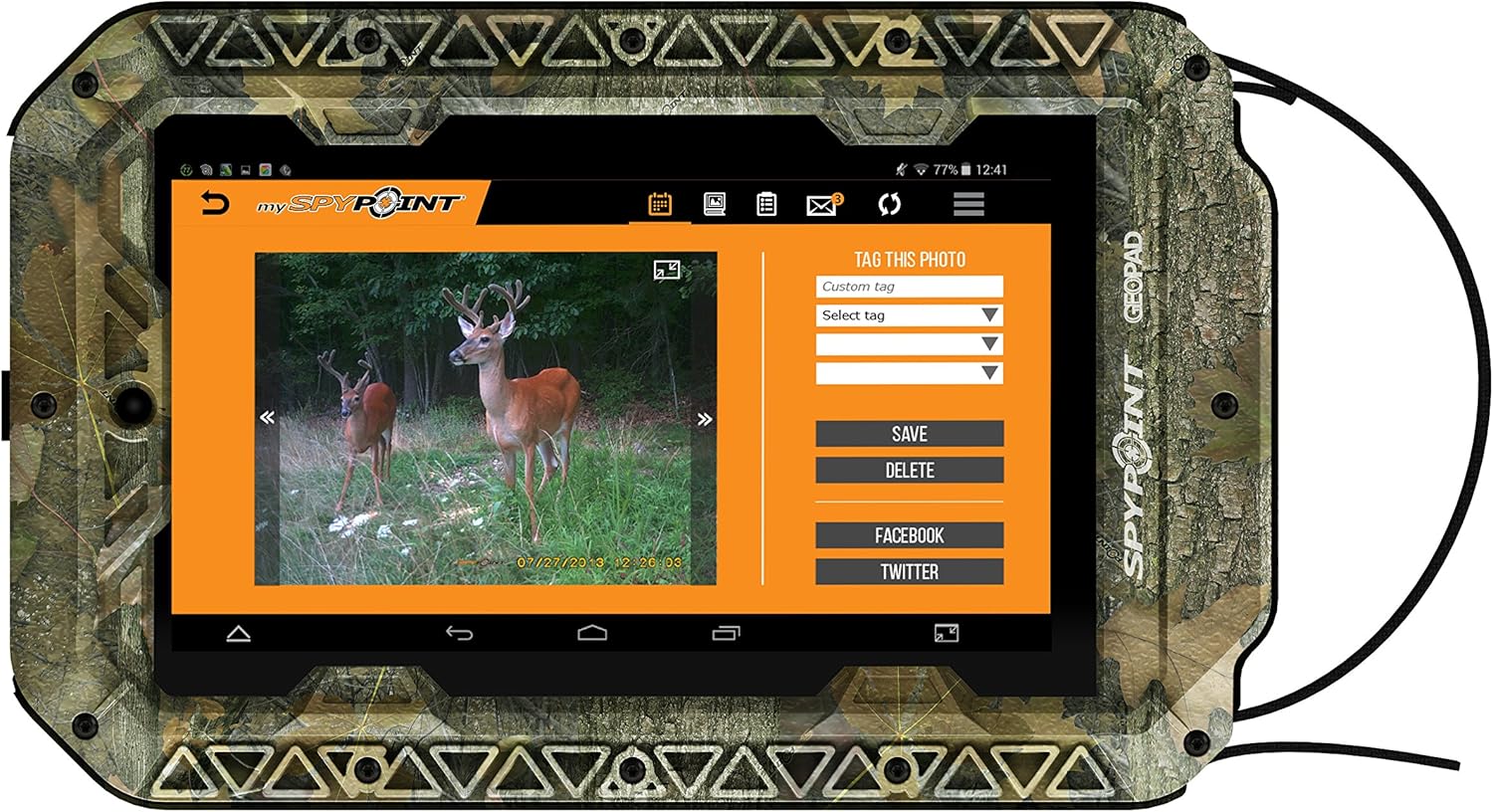 Spypoint GEOPAD GPS Hunting Tablet, Camo, One Size Amazon.ca Sports