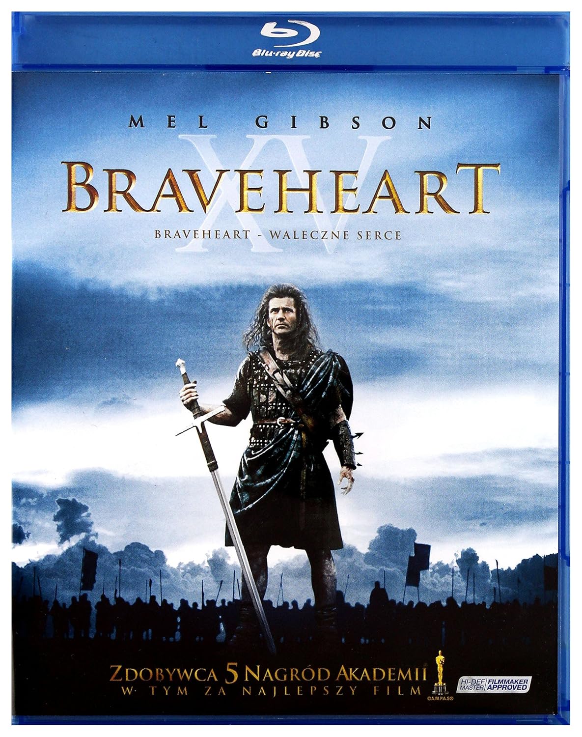 Braveheart Blu-Ray Region Free English audio. English subtitles: Amazon