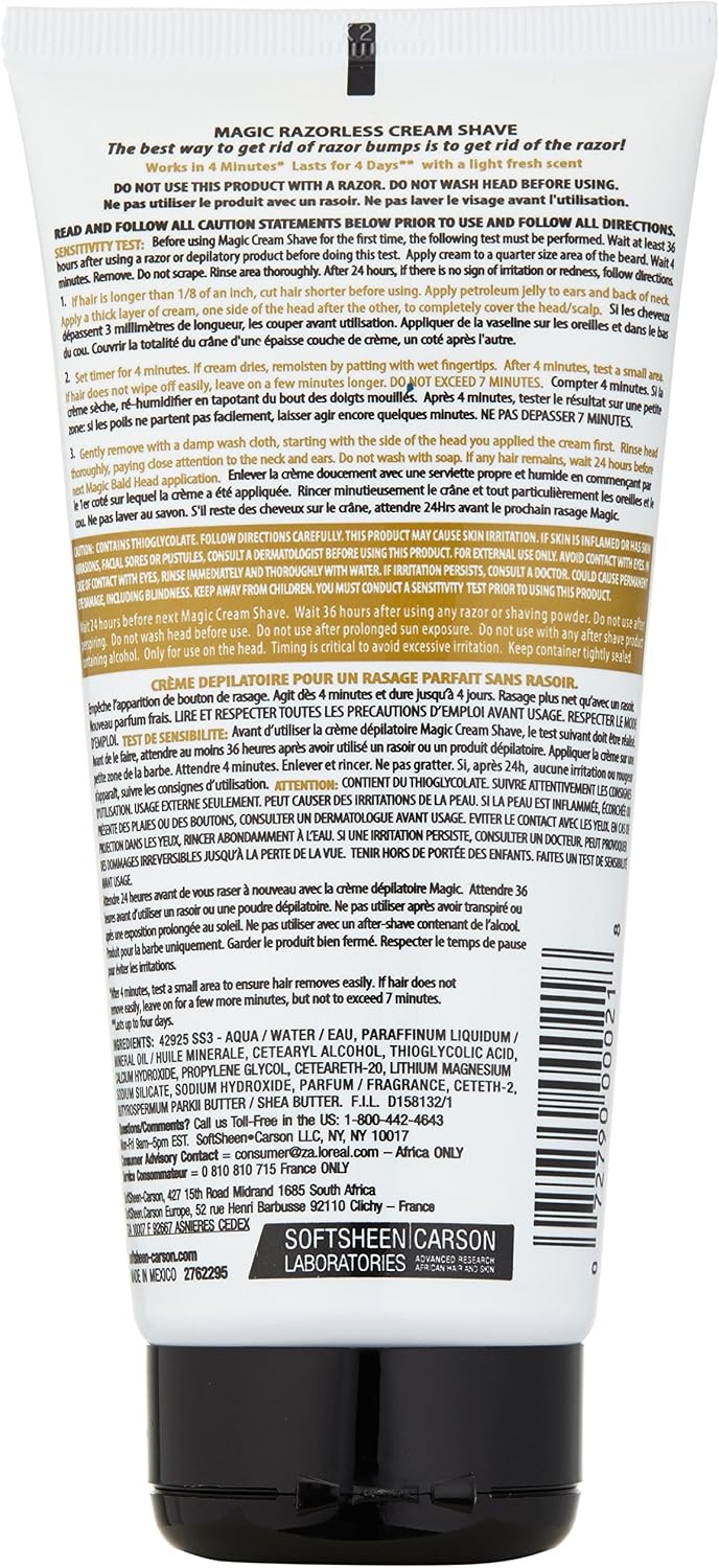Magic Smooth Razorless Hair-Removing Cream 6oz/170g, Unique, 170 g (Pack of 1) - Image 3