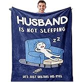 Pezolen Husband Birthday Gift Blanket 50"x60", Funny Gifts for Men Husband, Cool Birthday/Anniversary Wedding Gifts for Him from Wife, Best Husbands Presents, Husbands Gift Ideas