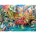 Ceaco - Sapphire Select - Disney - Aimee Stewart - Peter Pan Mermaid Lagoon -1000 Piece Jigsaw Puzzle – Challenging & Fun – Blue Core Puzzle Board – Giftable Display Box - Full Size Poster Included