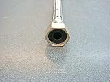 AK 15mm Push Fit Tap Connector with Isolator Valve x 3/4" Female BSP 300mm Pair view 3