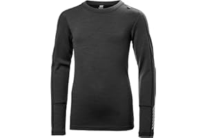 Helly-Hansen Jr Lifa Merino Midweight Set - Kids Base Layer Thermal Underwear, Moisture-Wicking Merino Wool, Winter Ski