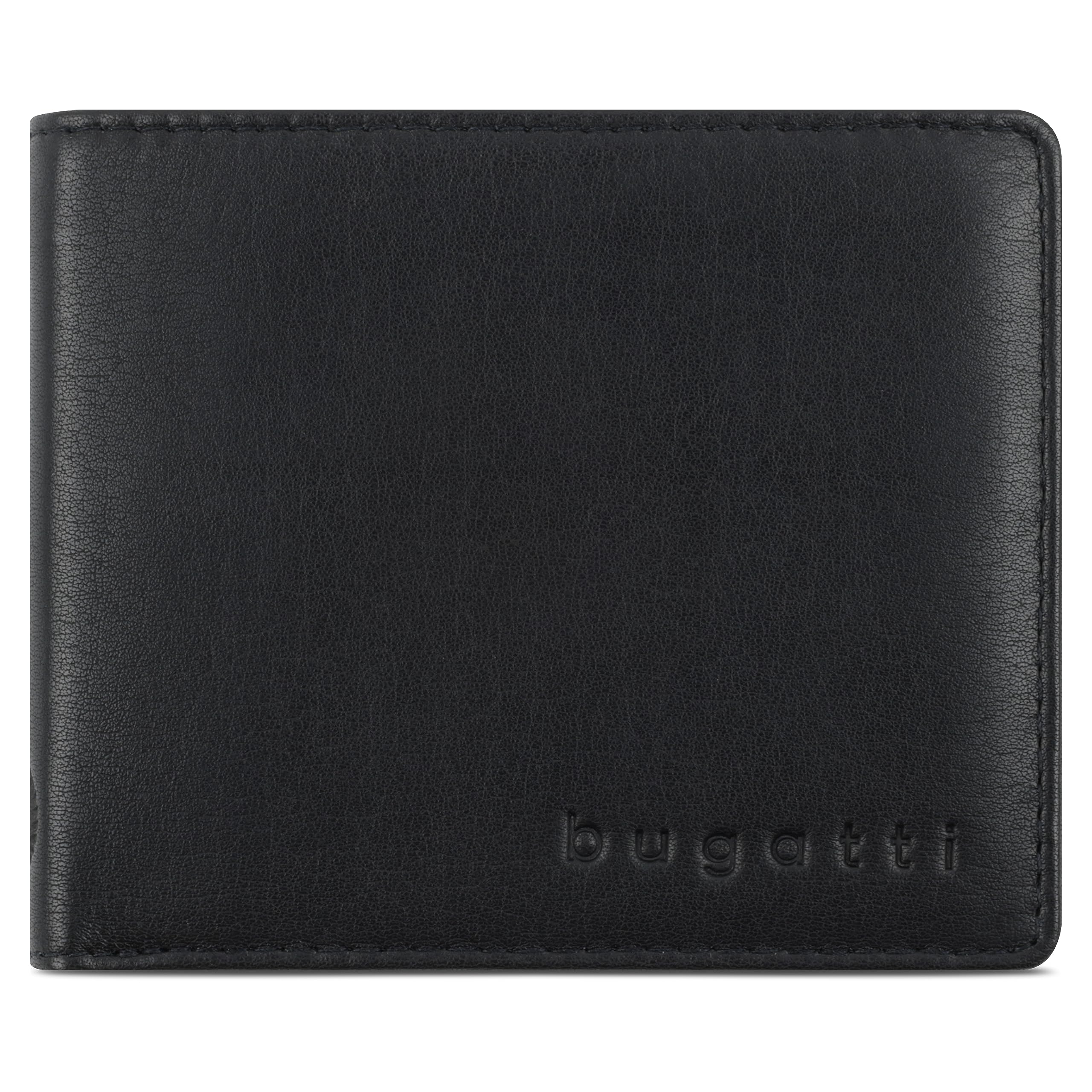 Bugatti Basic Purse Primo Coin Pouch, 10 cm, Black