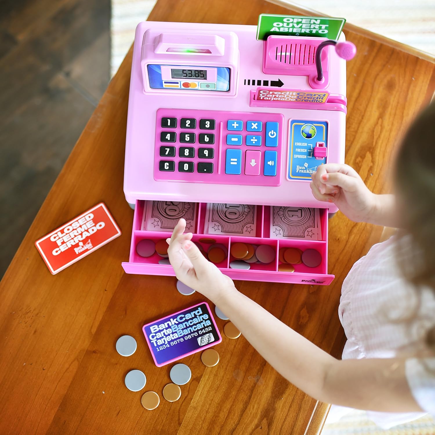 ben franklin toys talking cash register