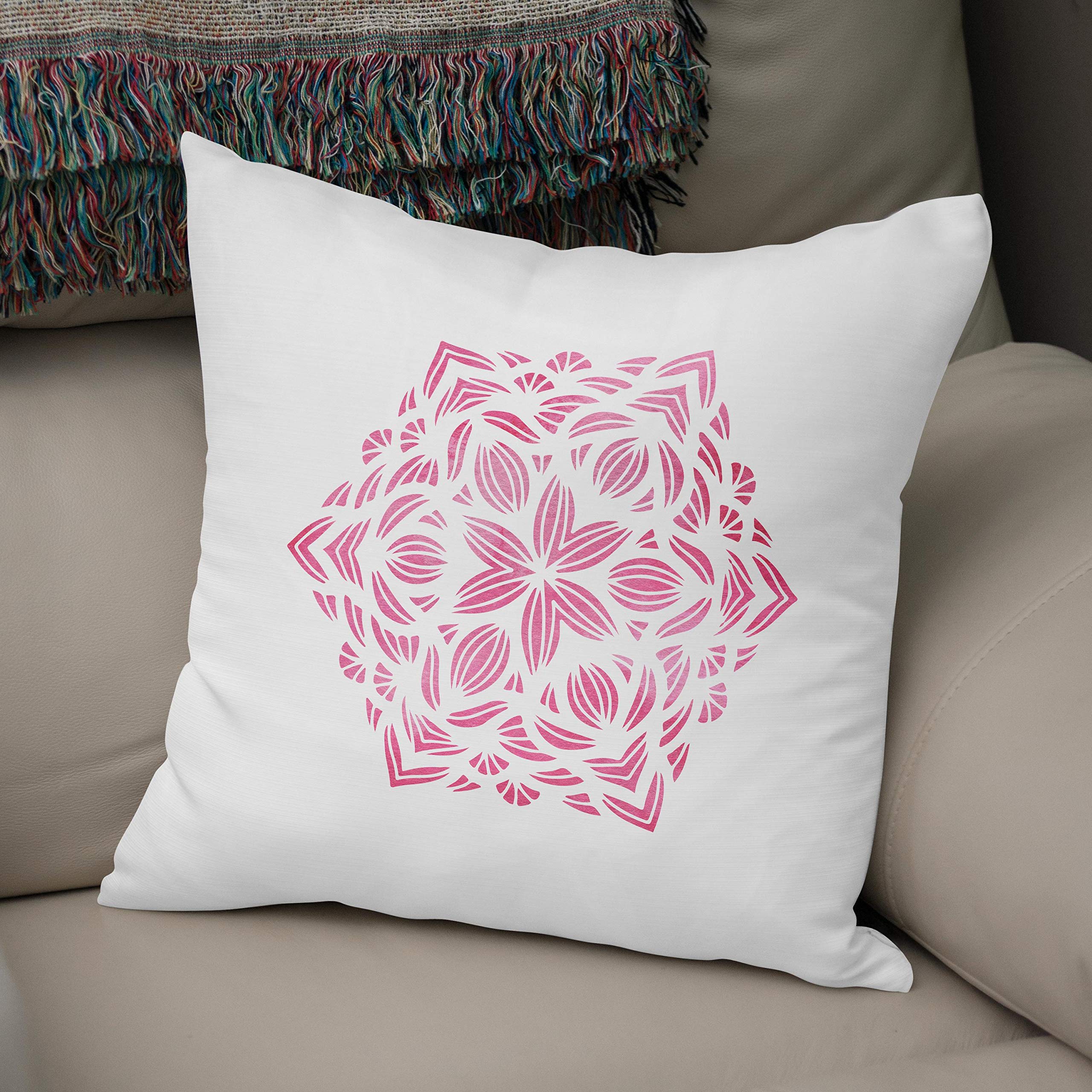 Bonamaison, Decorative Cushion Cover - 50% Cotton 50% Polyester - 43x43cm - Designed and Manufactured in Turkey