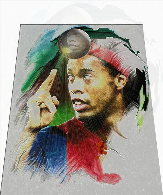 RONALDINHO seltener Kunstdruck - direkt vom Künstler