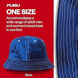 FUBU Bucket, Bleach Tie Dye Style Cotton Packable