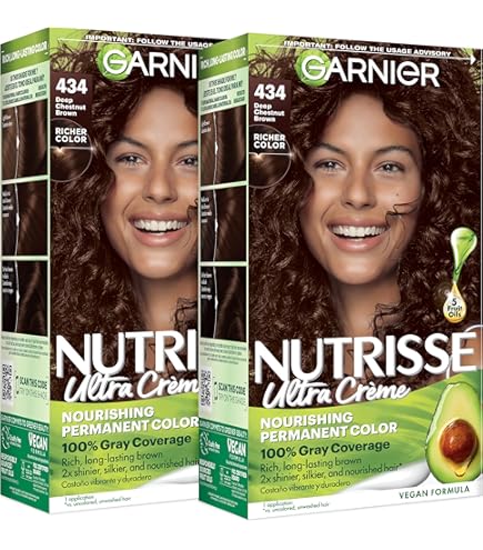 Amazon.com : Garnier Nutrisse Nourishing Color Creme Deep Chestnut