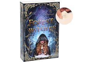 ULIXU Forest Witches Real Pages Diversion Book Safe with Combination Lock, Money Hiding Box,Metal Lock Box,Collection Box Hidden Safe
