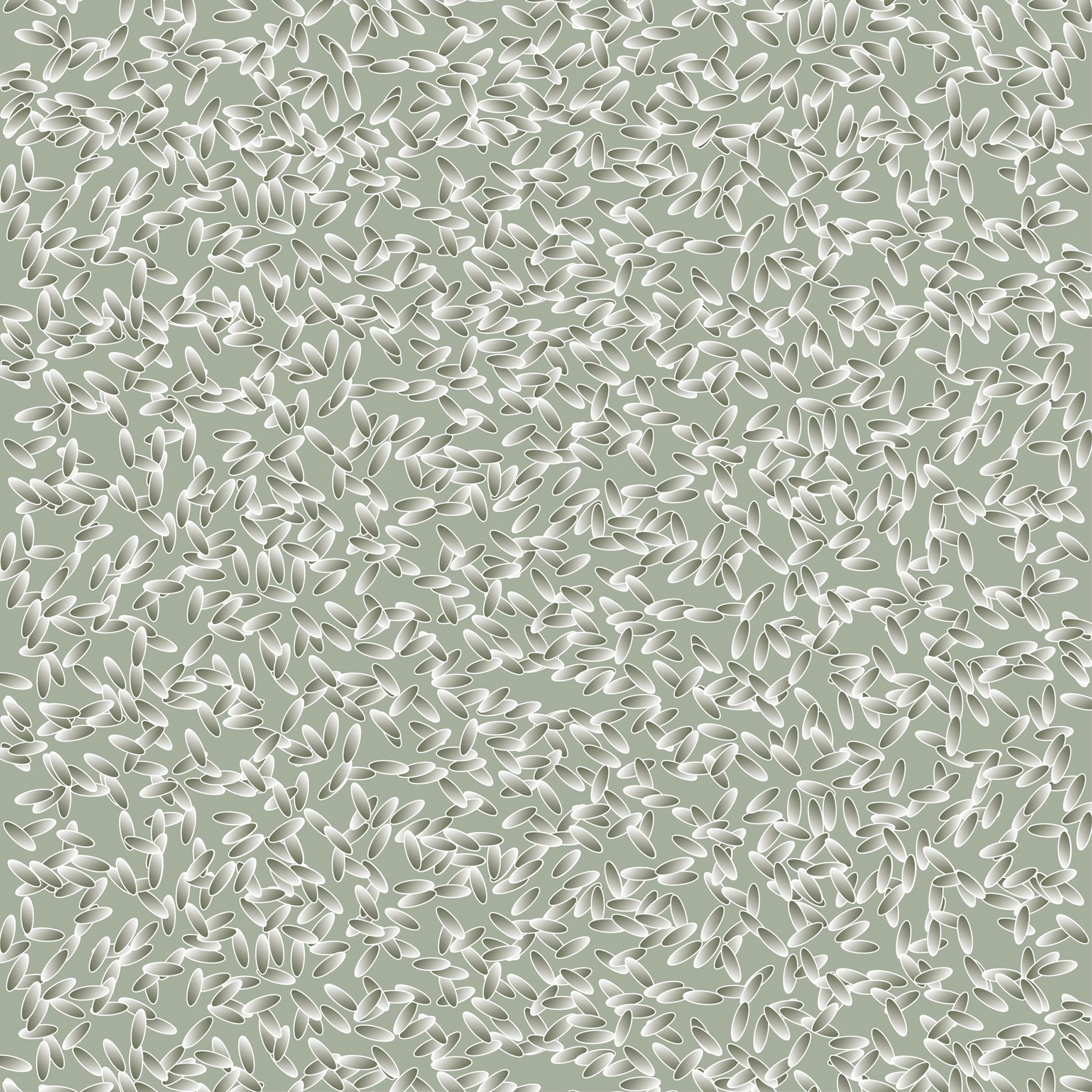 Zen Silence Curtain rice grains green 60 x 245