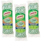 Libman Tornado Mop Refill, Cotton Twist Mop Head, Machine Washable, 3 Pack | Direct replacement head for Libman self-wringing twist mop; cotton, machine washable.