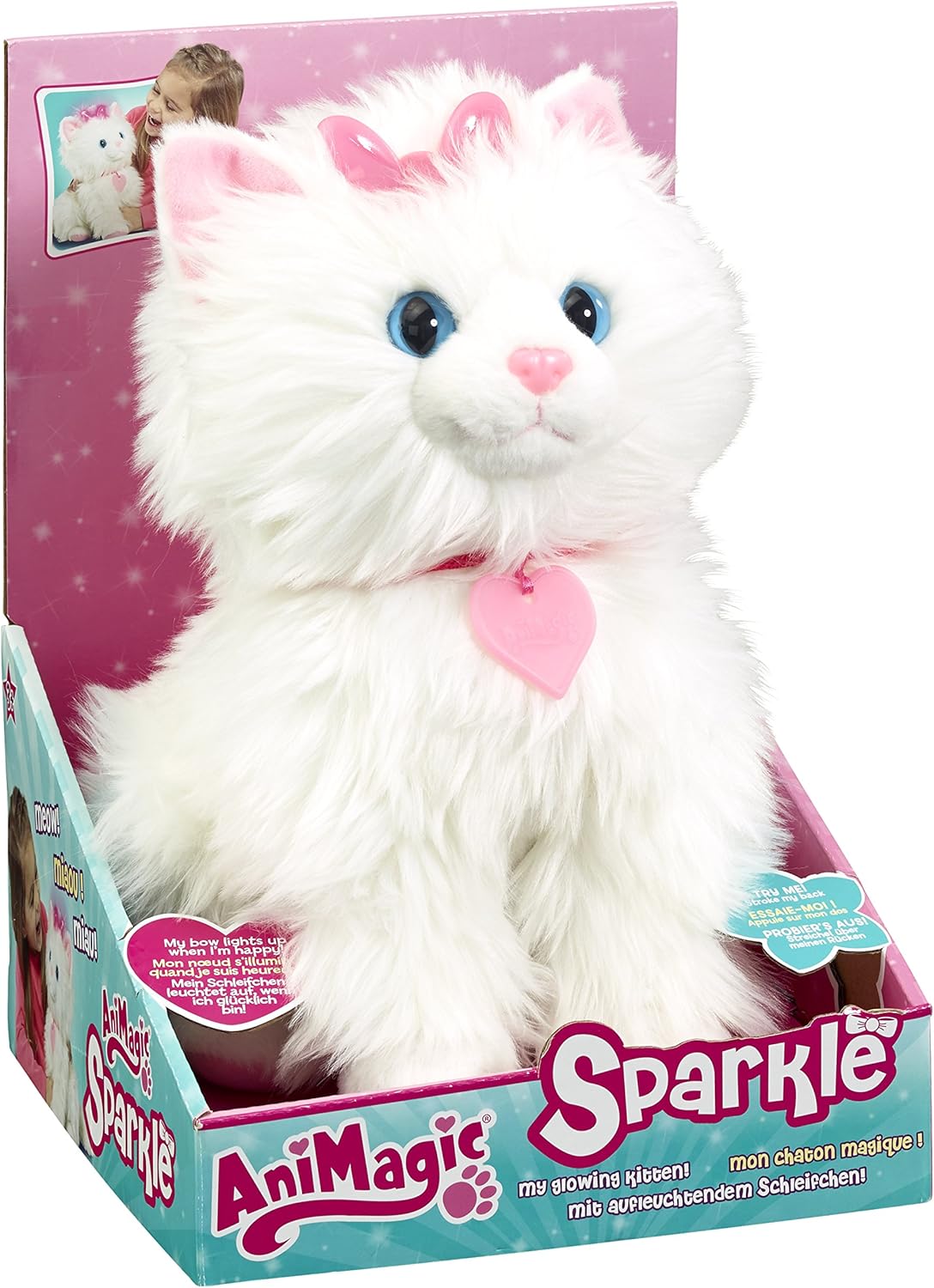 Vivid Imaginations Animagic Sparkle My Glowing Kitty Amazon Com Mx Juegos Y Juguetes