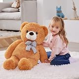 IKASA Giant Teddy Bear 78cm Brown Soft Plush Toy view 3