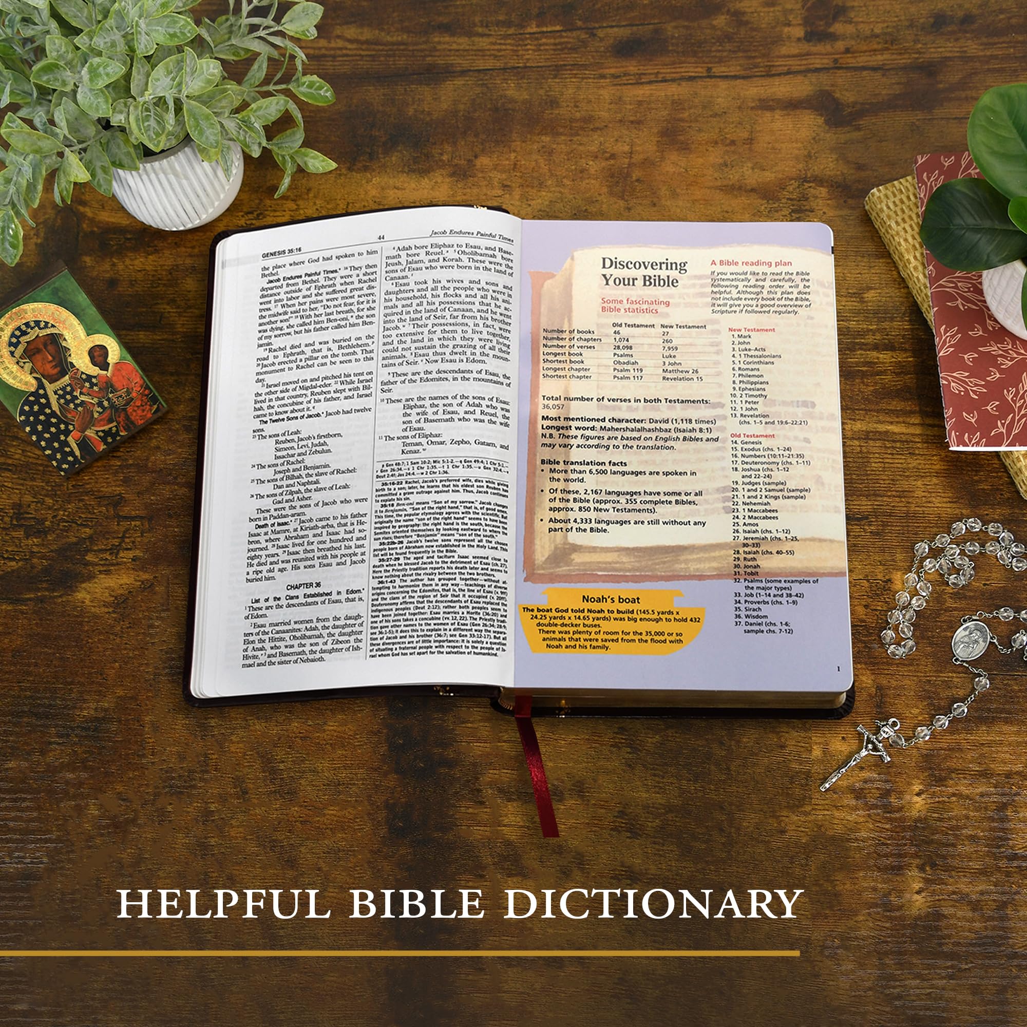 NCB New Catholic Bible, Medium Size - Brown (Print, Dura Lux, Imitation Leather, Catholic Edition Gift Bible, Complete Catholic Bible, St. Joseph Edition, Catholic Book Publishing): Holy Bible NCB New Catholic Bible, Medium Size - Brown (Print, Dura Lux, Imitation Leather, Catholic Edition Gift Bible, Complete Catholic Bible, St. Joseph Edition, Catholic Book Publishing): Holy Bible NCB New Cathol